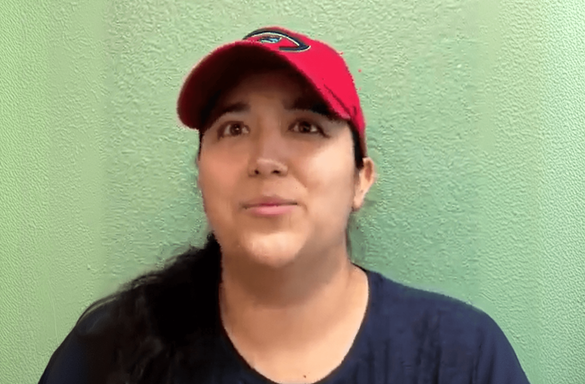 Patient speaking in a video testimonial